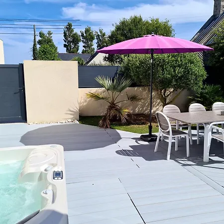 Ty Mam Goz, 50m Mer, Piscine Interieure, Spa, 11 Personnes ヴィラ Santec